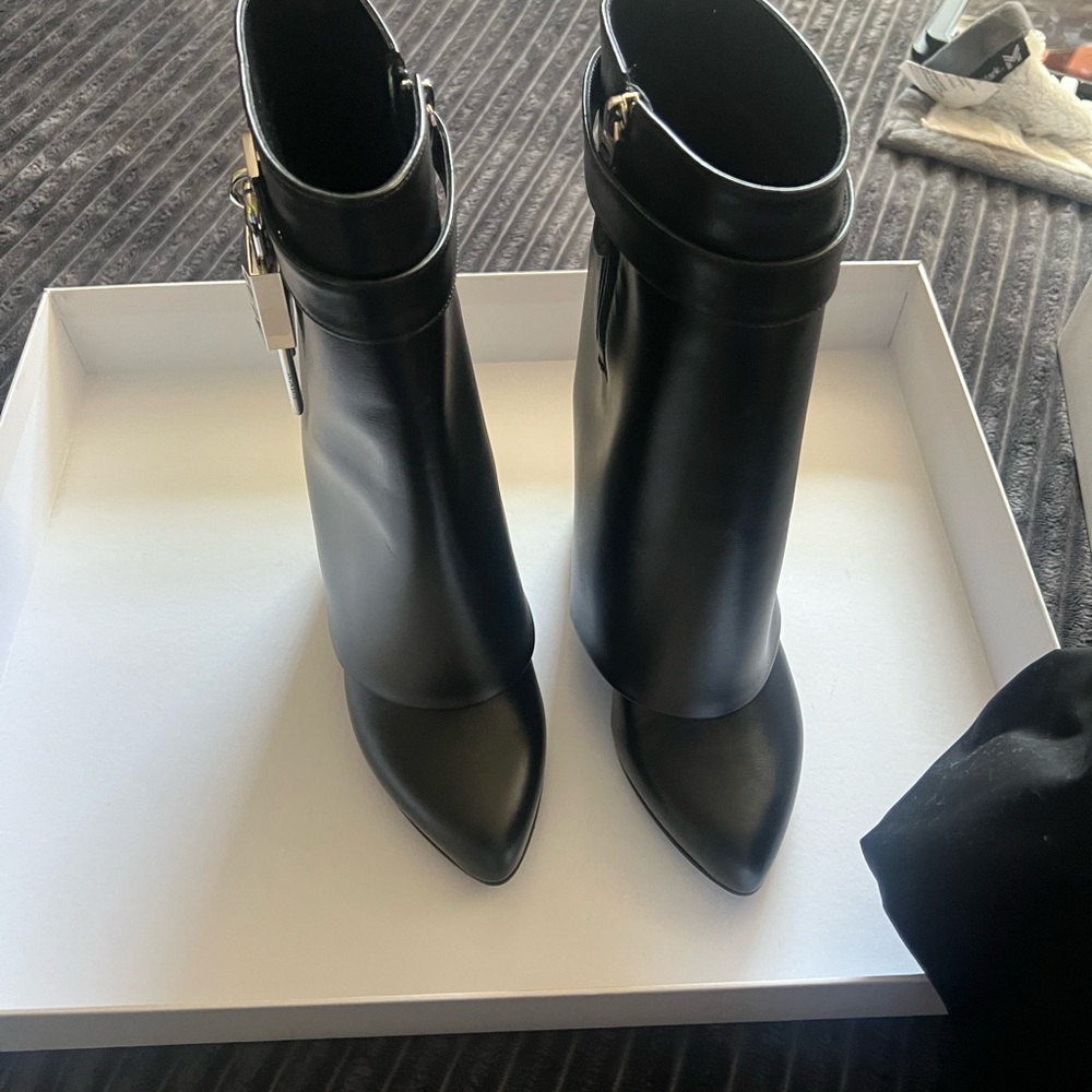 Givenchy Black Heeled Boots